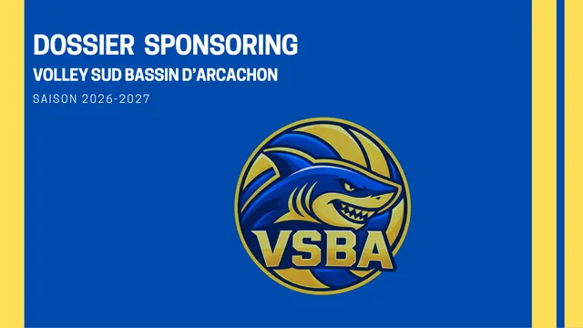 Couverture du dossier sponsoring du VSBA, saison 2026-2027